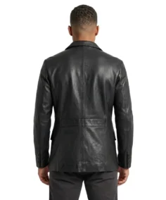 Shop The Premium Black Lambskin Leather Blazer - Trendy Leather Jackets